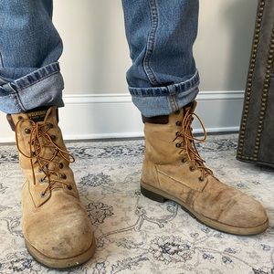 Wolverine Gold Leather Workboot. Size 10.5.